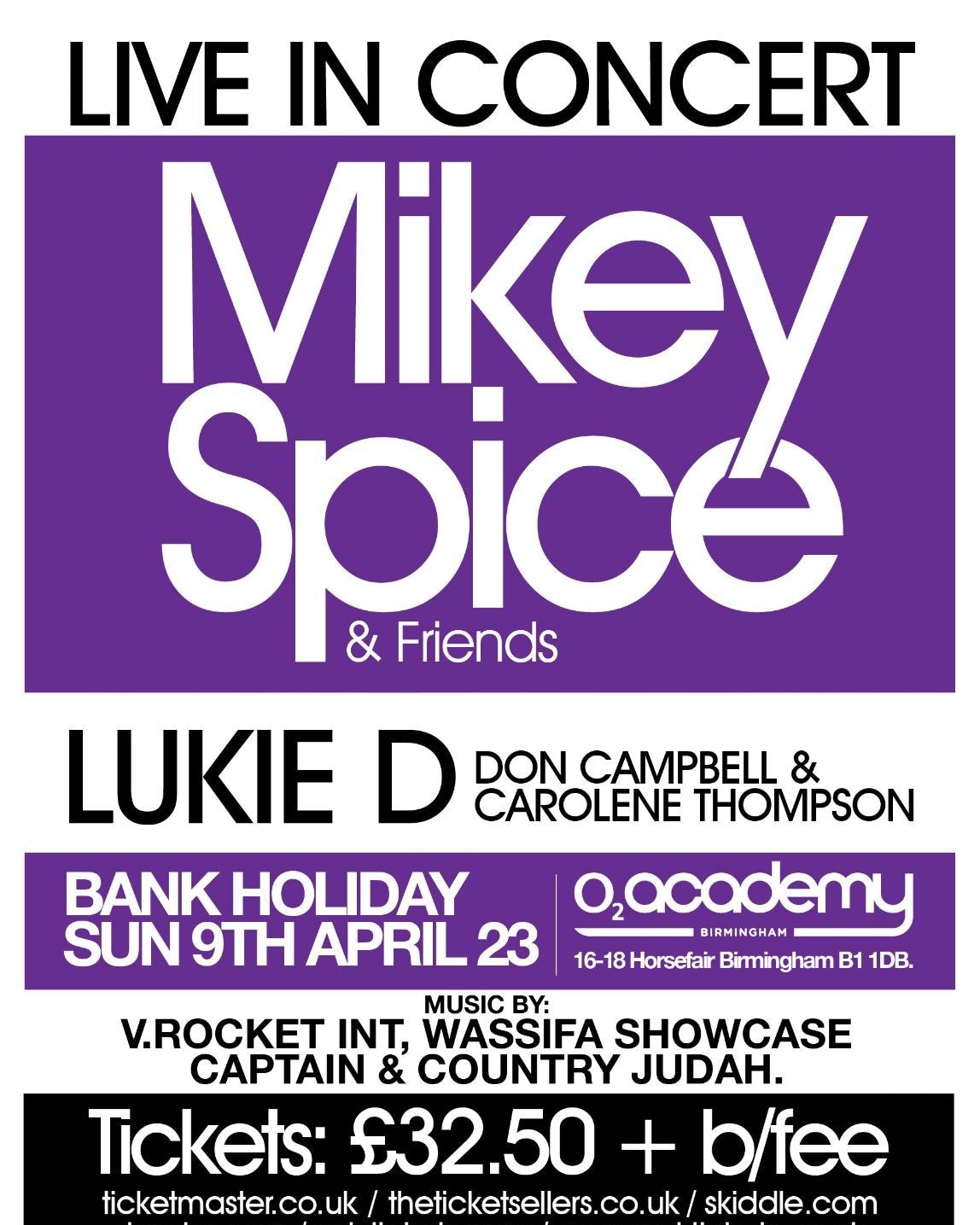 Mikey Spice & Friends Live in Concert 2023 Skyline Radio