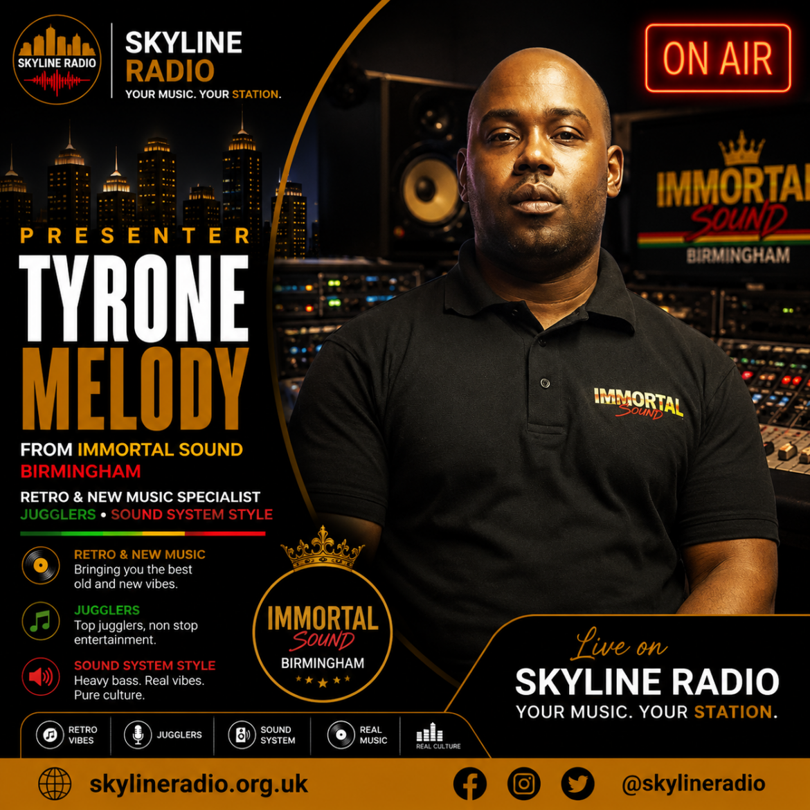 Tyrone Melody Bio